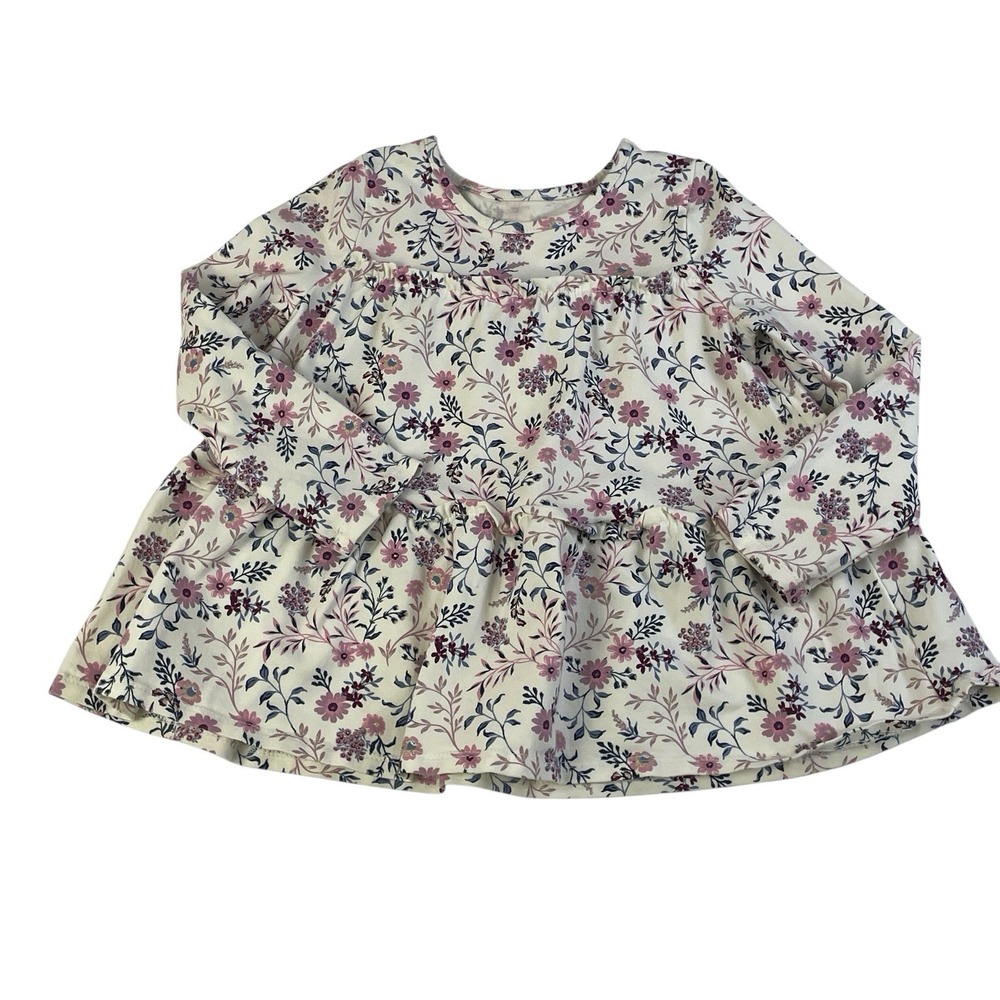 IIsaac Mizrahi New York Floral 3-Tiered Long-Sleeve Top 3T Toddler Girls - Picture 8 of 8